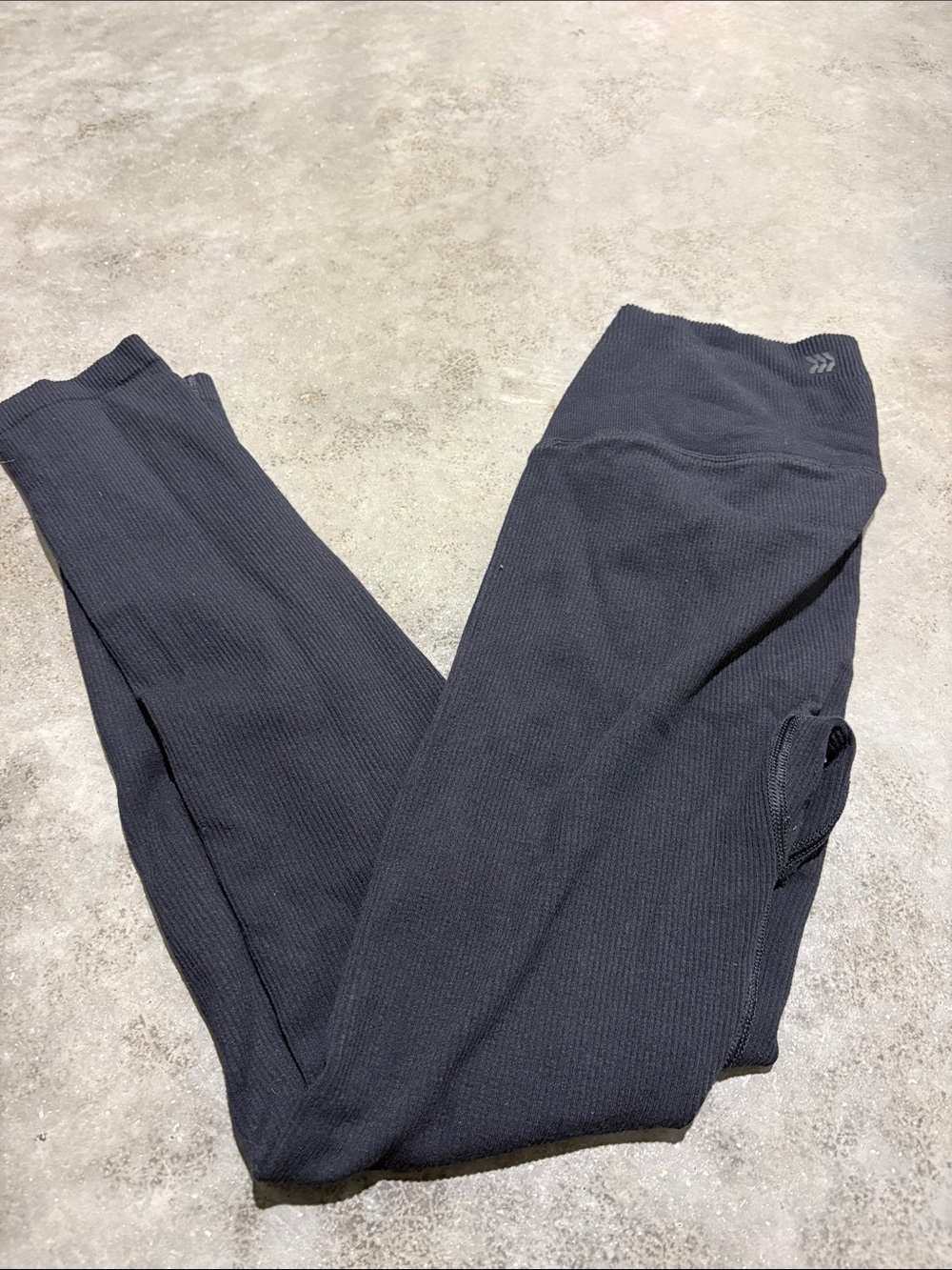 all in motion Black Ribbed Leggings